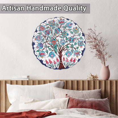 Ceramic Decorative Plate, Eden Harmony Decorative Plate