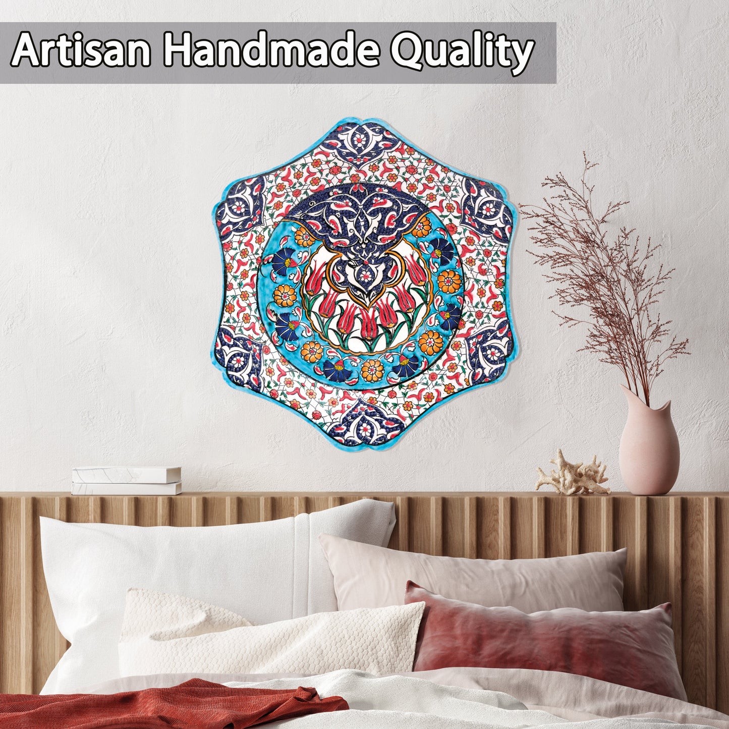 Ceramic Decorative Plate, Tulip Majesty Decorative Plate