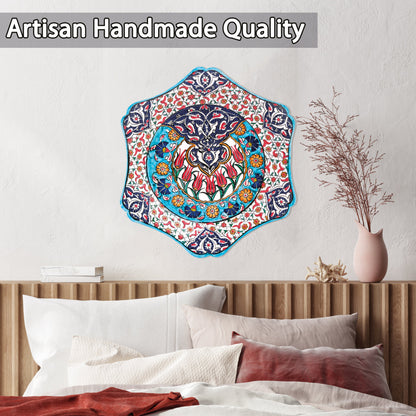 Ceramic Decorative Plate, Tulip Majesty Decorative Plate