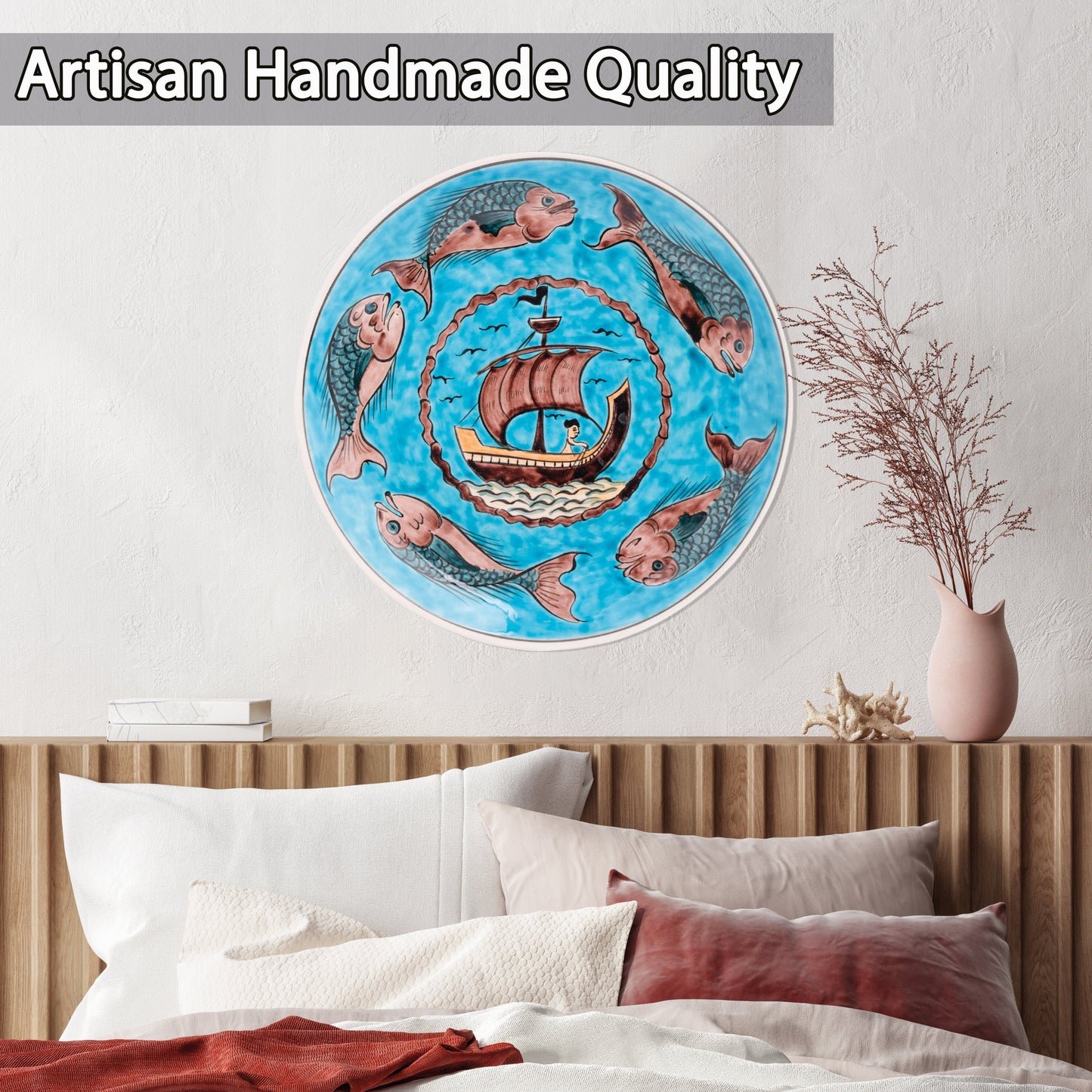 Ceramic Decorative Plate, Mariner's Voyage Decorative Plate