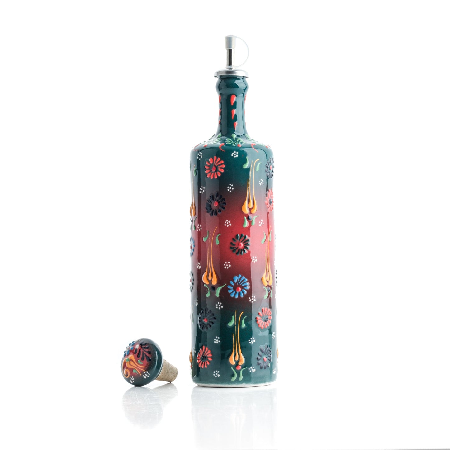 Ceramic Oil Dispenser, Olive Oil Dispener, Handmade Ceramic Oil Bottle - EVANILIFE Oil Dispenser (Image 14)