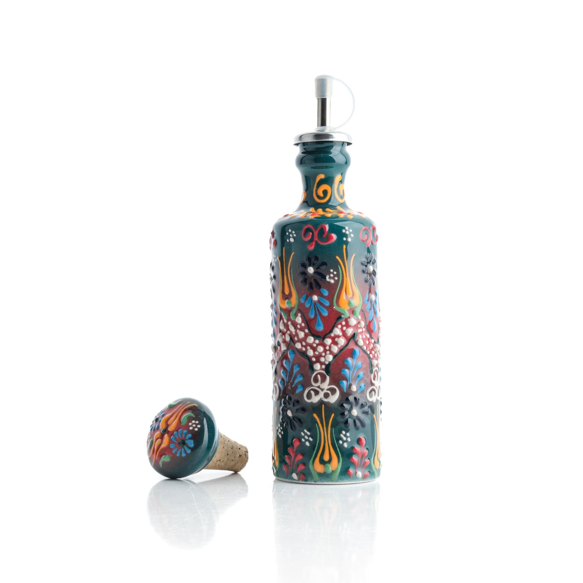 Ceramic Oil Dispenser, Olive Oil Dispener, Handmade Ceramic Oil Bottle - EVANILIFE Oil Dispenser (Image 13)