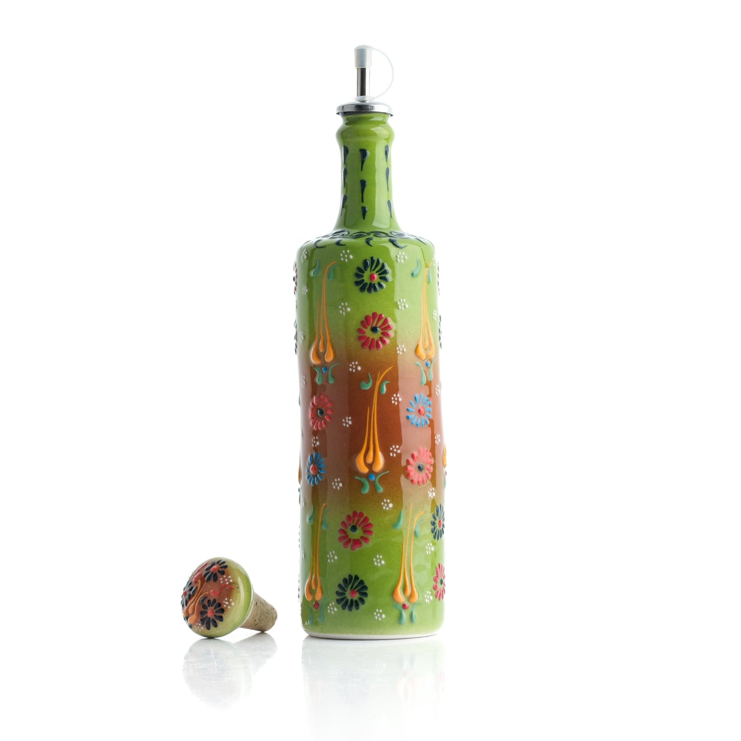 Ceramic Oil Dispenser, Olive Oil Dispener, Handmade Ceramic Oil Bottle - EVANILIFE Oil Dispenser (Image 18)