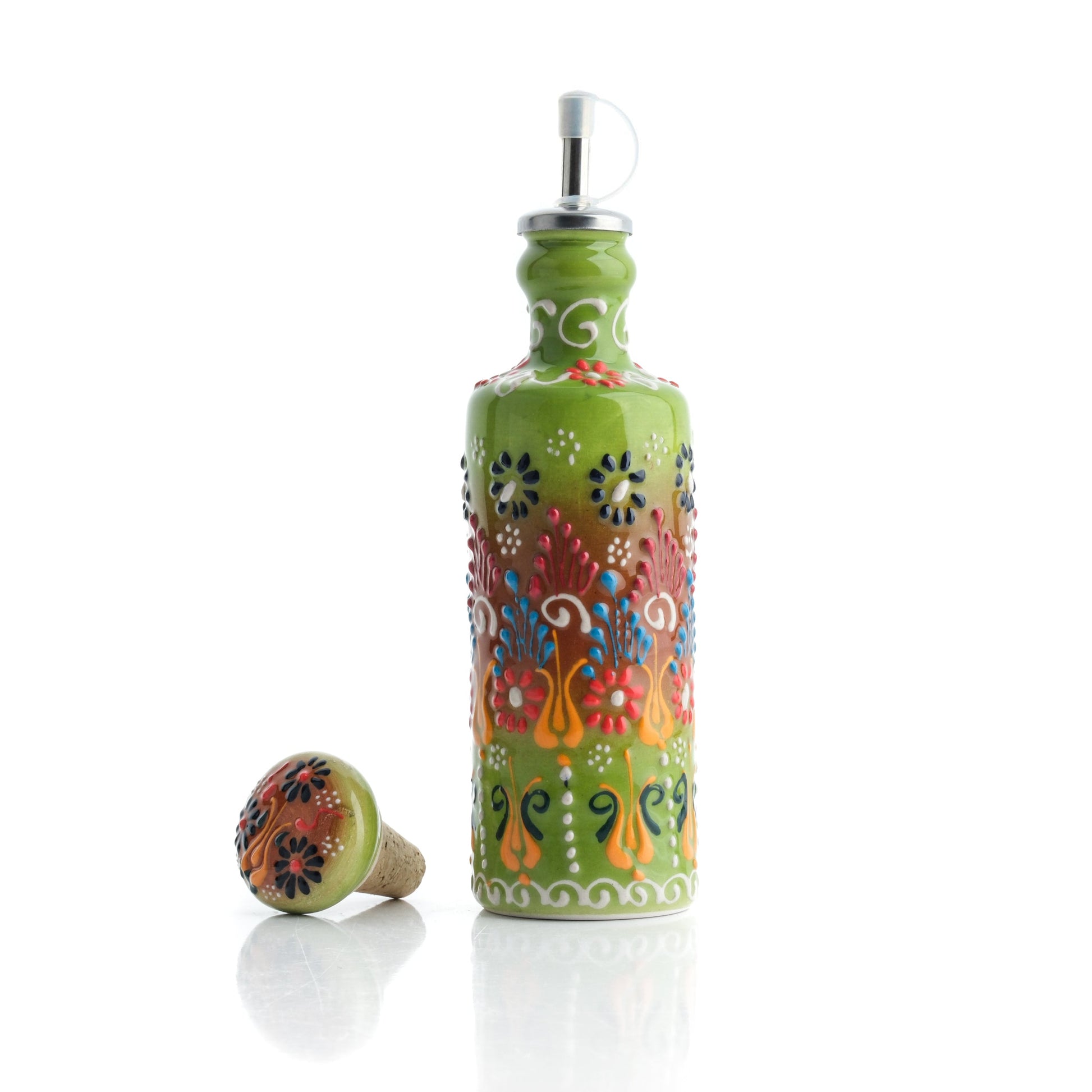 Ceramic Oil Dispenser, Olive Oil Dispener, Handmade Ceramic Oil Bottle - EVANILIFE Oil Dispenser (Image 17)