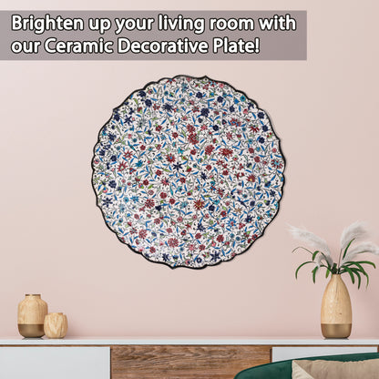 Ceramic Decorative Plate, Spring Symphony Decorative Plate