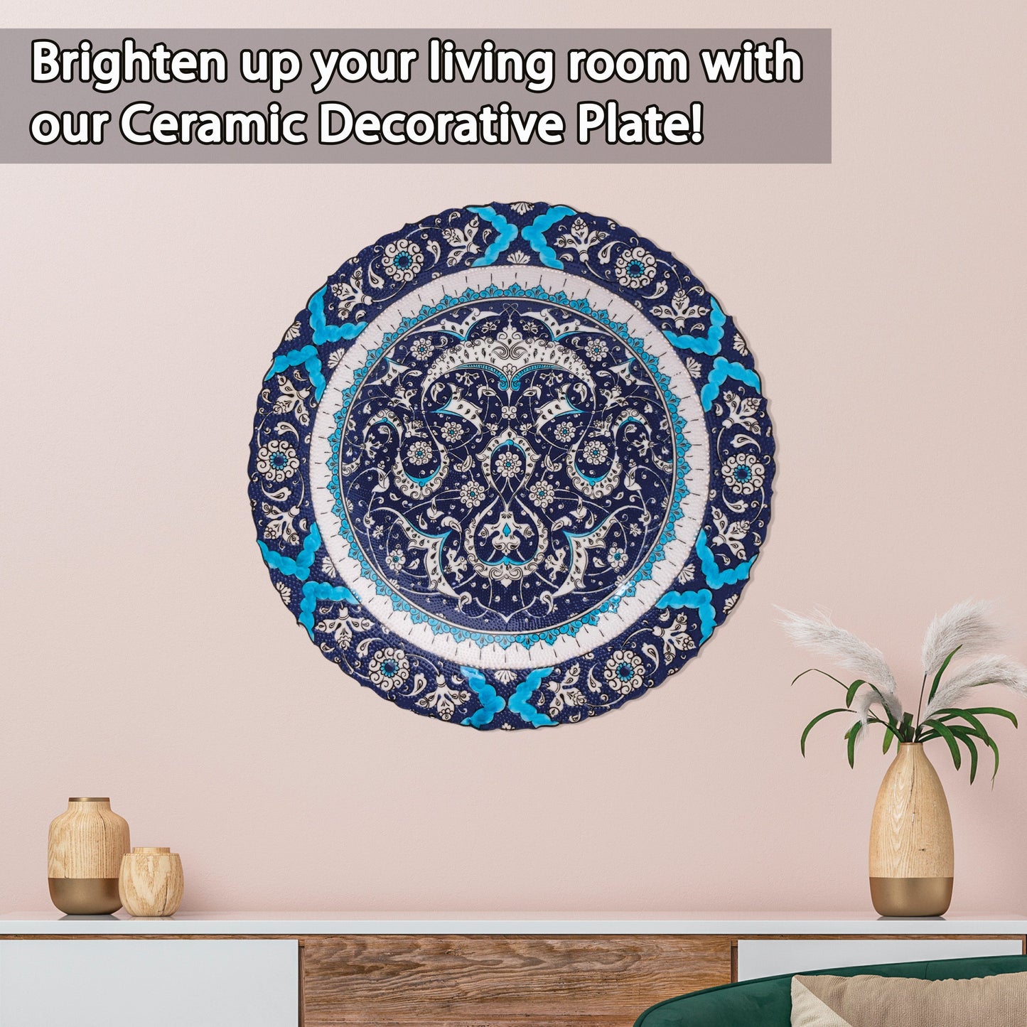 Ceramic Decorative Plate, Timeless Art Decorative Plate