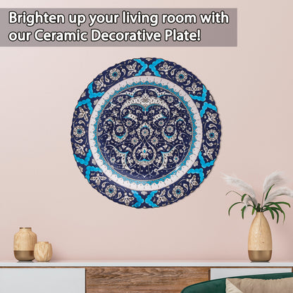 Ceramic Decorative Plate, Timeless Art Decorative Plate