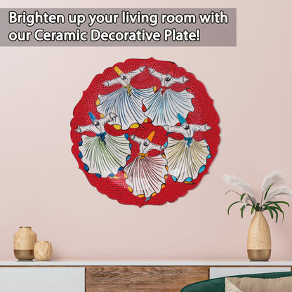 Ceramic Decorative Plate, Sufis' Harmony Decorative Plate