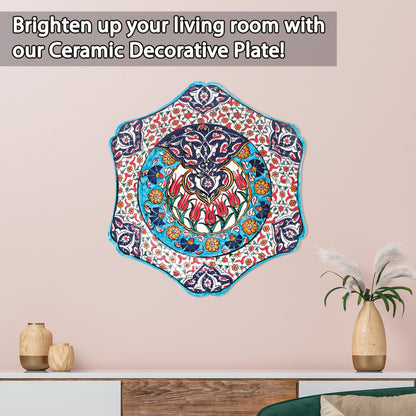 Ceramic Decorative Plate, Tulip Majesty Decorative Plate