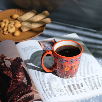 handmade ceramic coffee mug