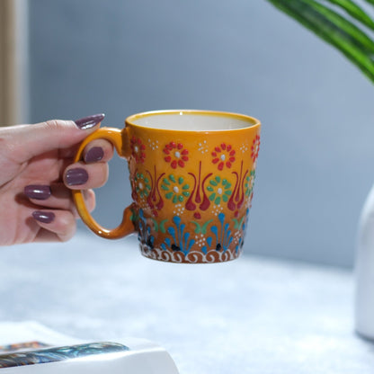 handmade ceramic coffee mug