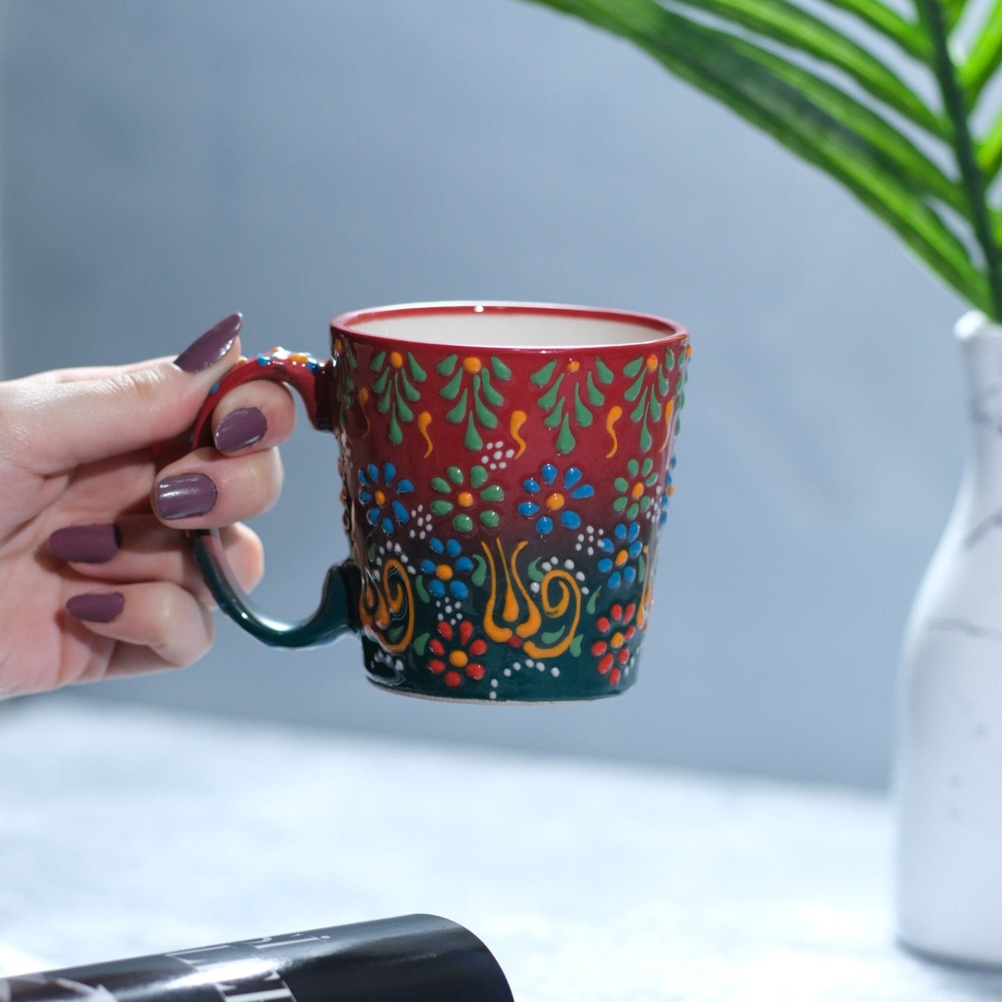 handmade ceramic coffee mug