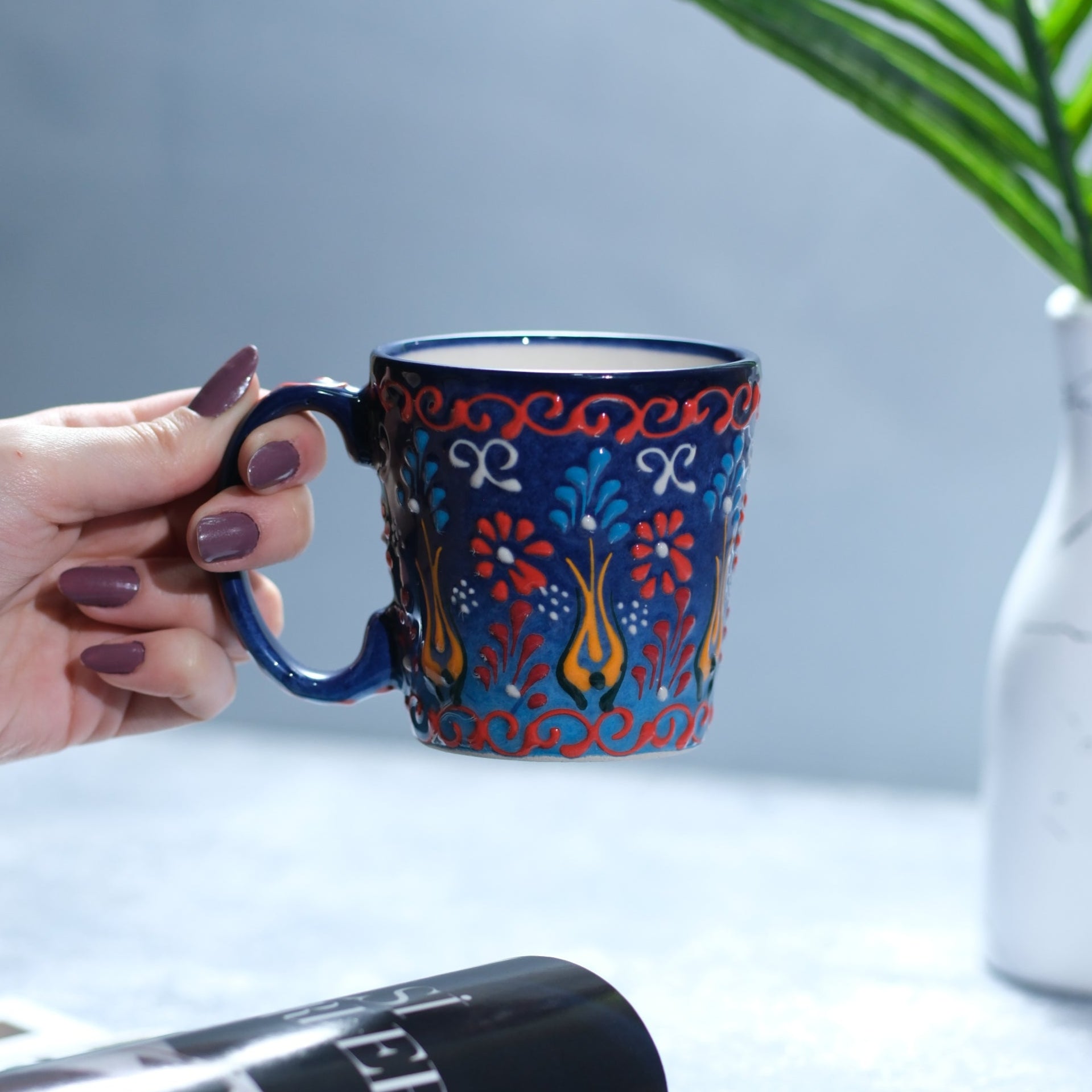 handmade ceramic coffee mug