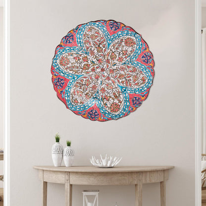 Ceramic Decorative Plate, Floral Radiance Decorative Plate