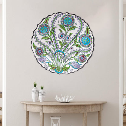 Ceramic Decorative Plate, Botanic Harmony Decorative Plate