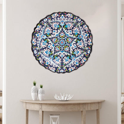 Ceramic Decorative Plate, Star Blossom Decorative Plate