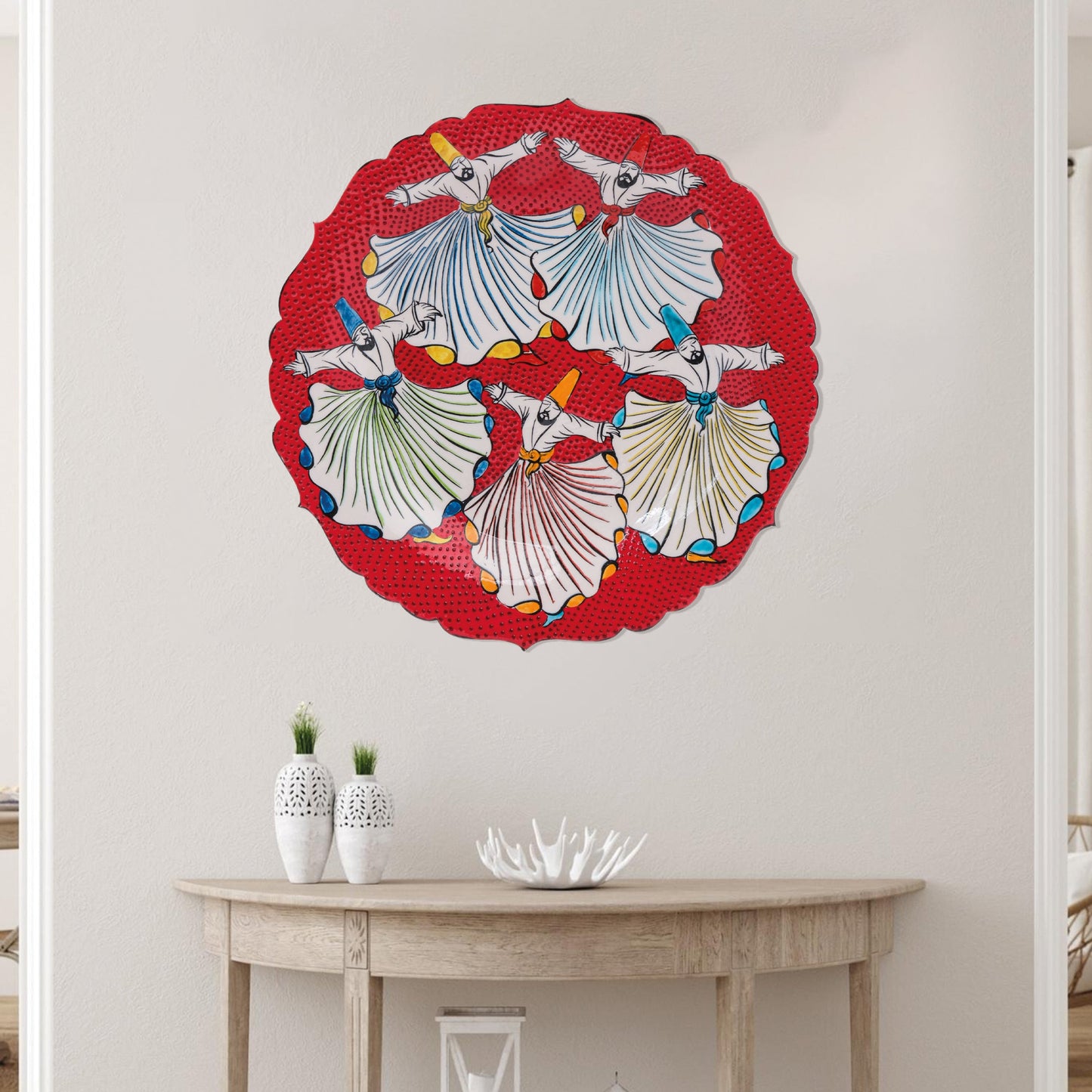 Ceramic Decorative Plate, Sufis' Harmony Decorative Plate