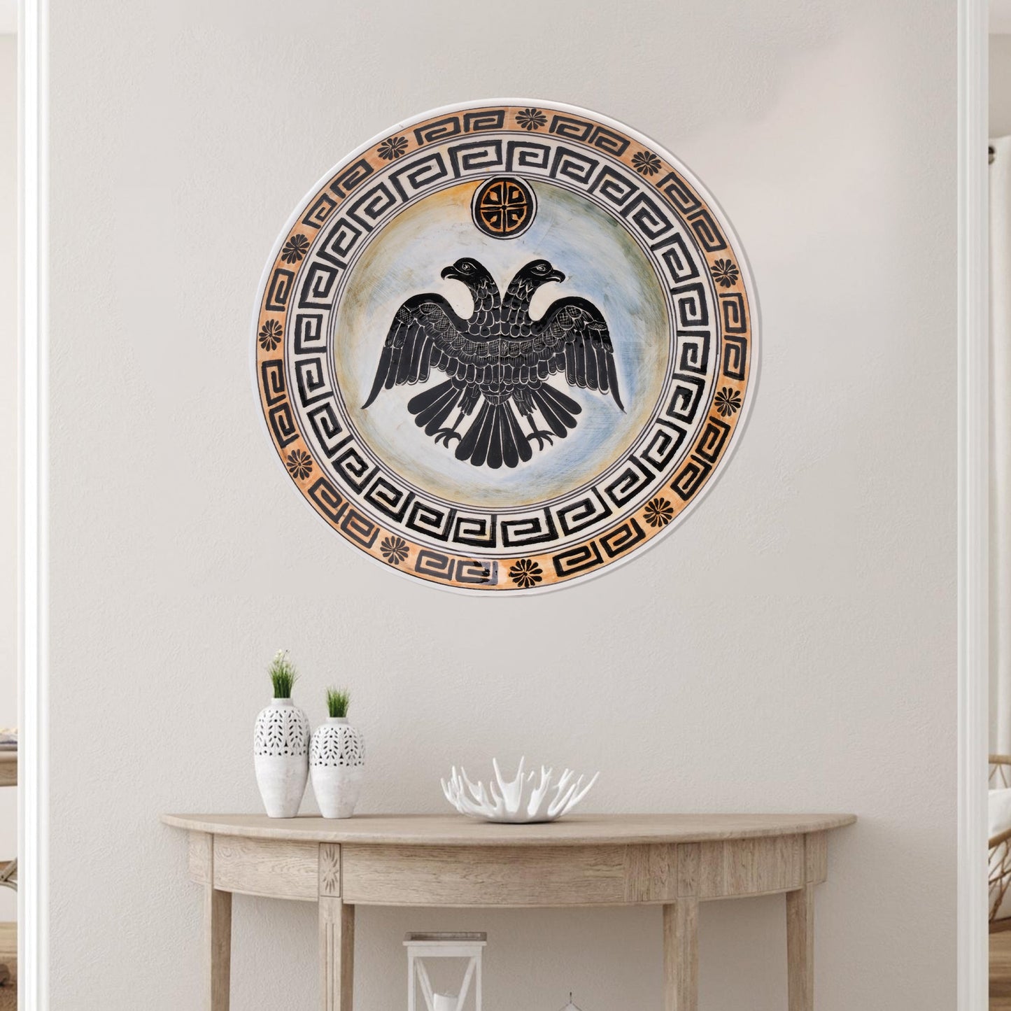 Ceramic Decorative Plate, Imperial Eagle Decorative Plate