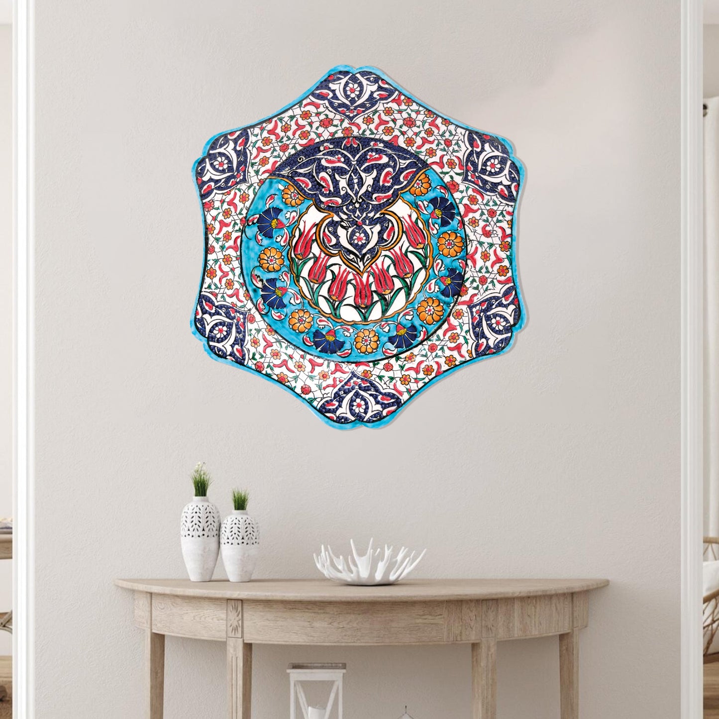 Ceramic Decorative Plate, Tulip Majesty Decorative Plate