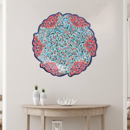 Ceramic Decorative Plate, Sultan's Garden Decorative Plate