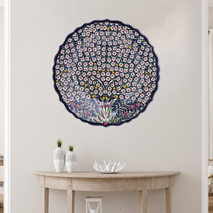 Ceramic Decorative Plate, Blossom Canopy Decorative Plate