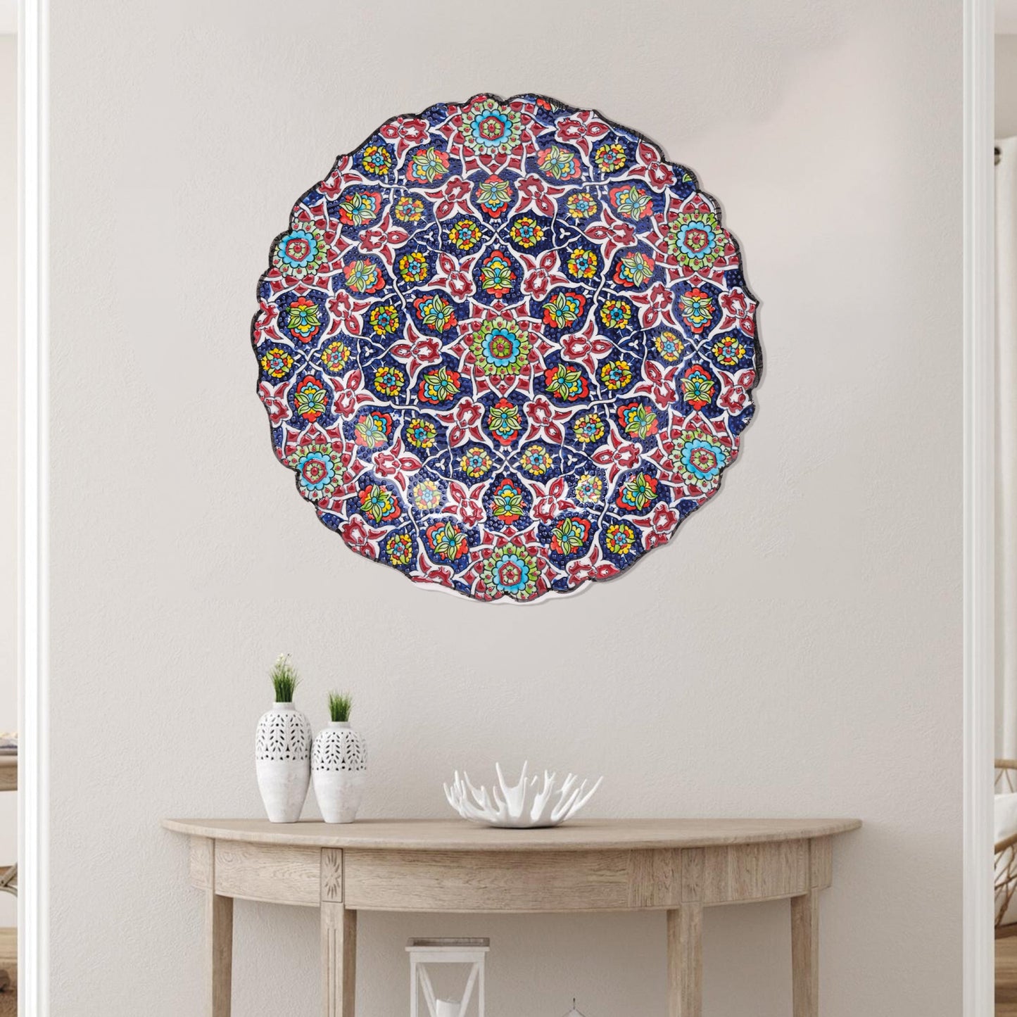 Ceramic Decorative Plate, Royal Mosaic Decorative Plate