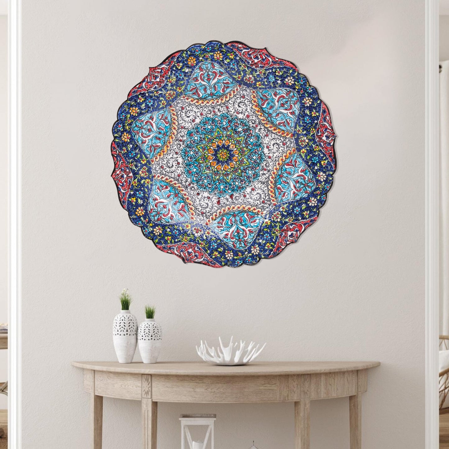 Ceramic Decorative Plate, Celestial Harmony Decorative Plate