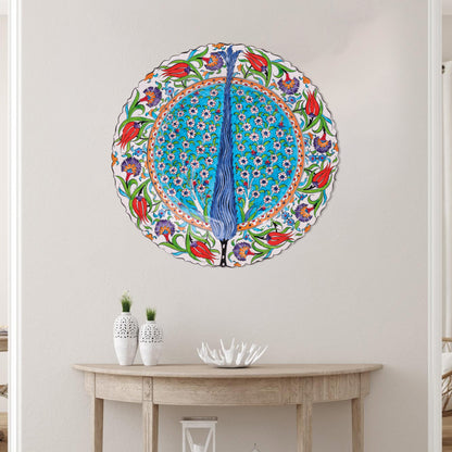 Ceramic Decorative Plate, Cyprus Elegance Decorative Plate