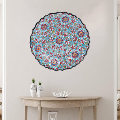 Ceramic Decorative Plate, Mosaic Bloom Decorative Plate