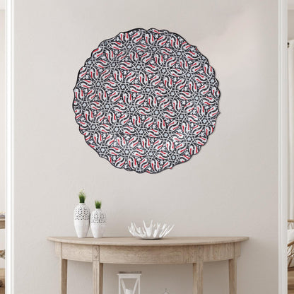 Ceramic Decorative Plate, Monochrome Elegance Decorative Plate