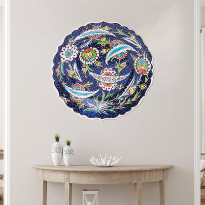 Ceramic Decorative Plate, Starry Garden Decorative Plate