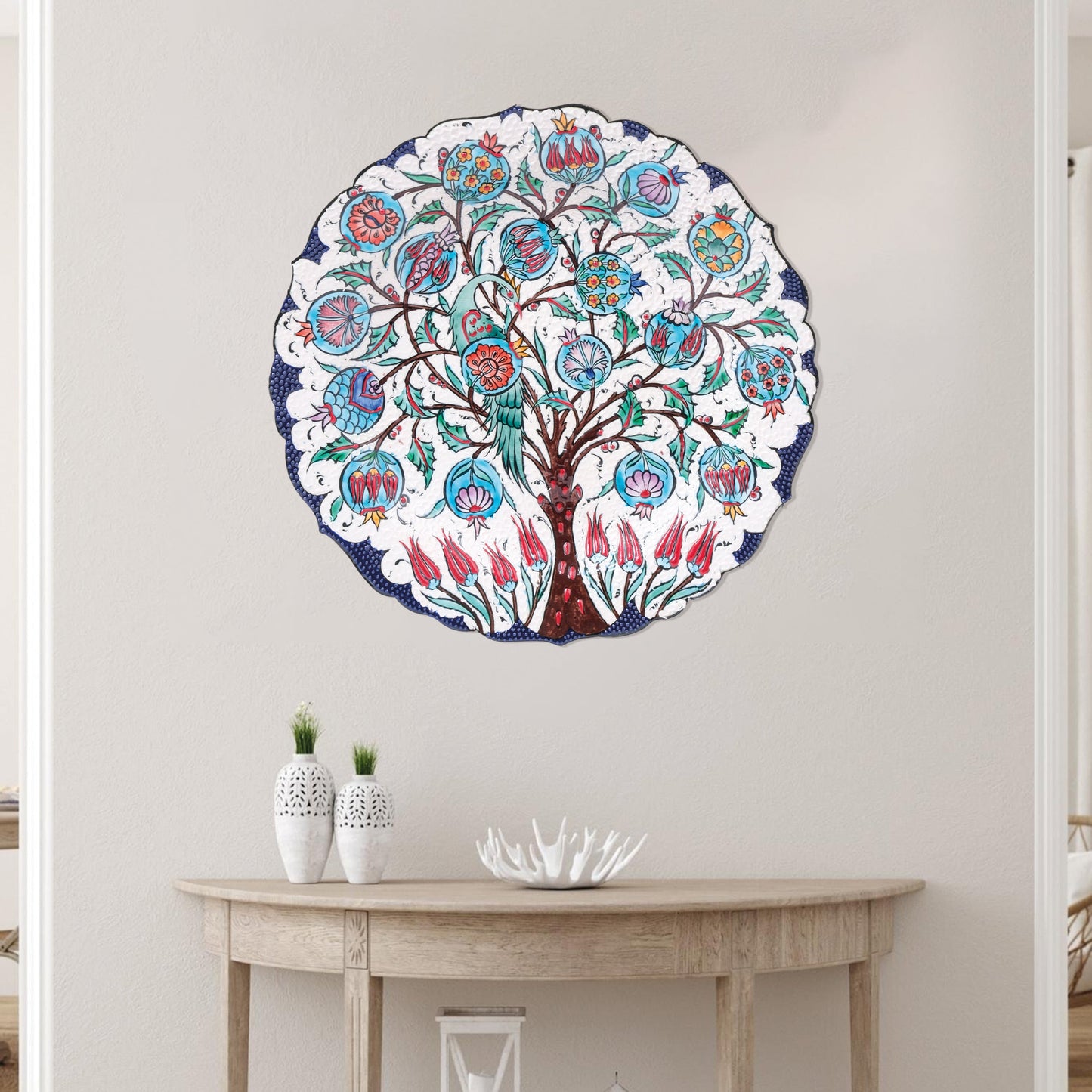 Ceramic Decorative Plate, Eden Harmony Decorative Plate