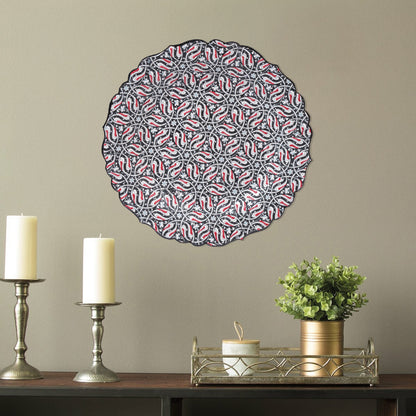 Ceramic Decorative Plate, Monochrome Elegance Decorative Plate