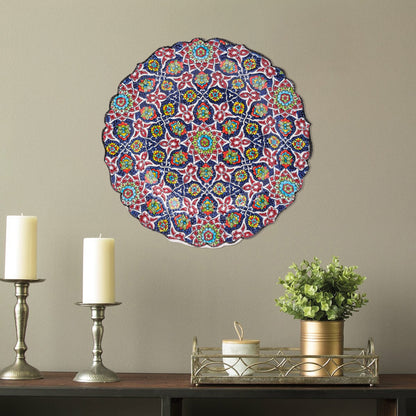 Ceramic Decorative Plate, Royal Mosaic Decorative Plate