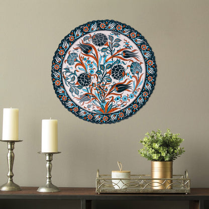 Ceramic Decorative Plate, Sultan's Florals Decorative Plate