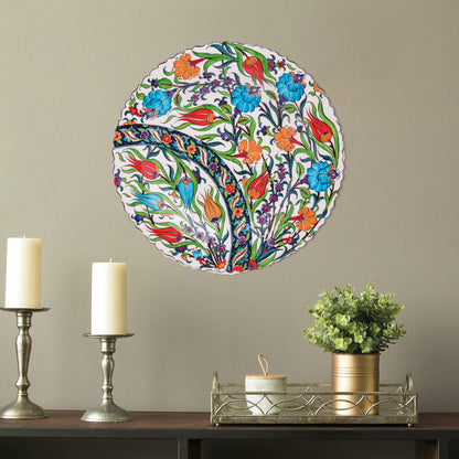 Ceramic Decorative Plate, Tulip Harmony Decorative Plate