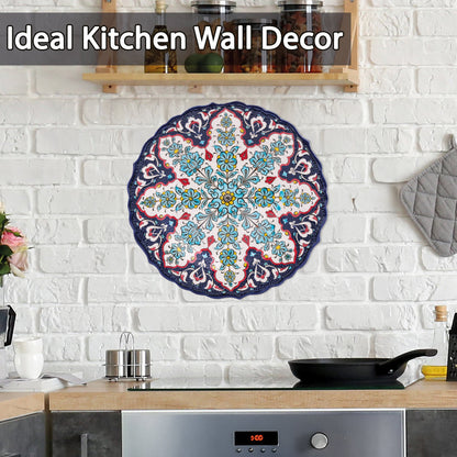 Ceramic Decorative Plate, Eternal Bloom Decorative Plate