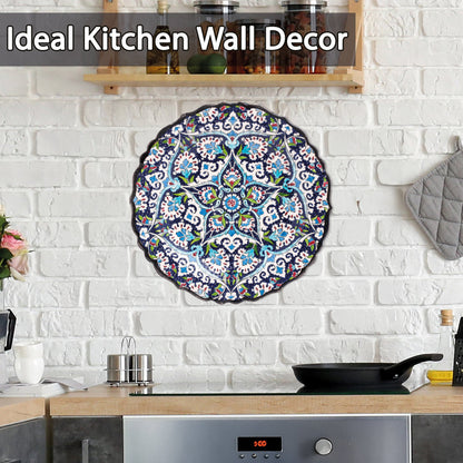 Ceramic Decorative Plate, Star Blossom Decorative Plate