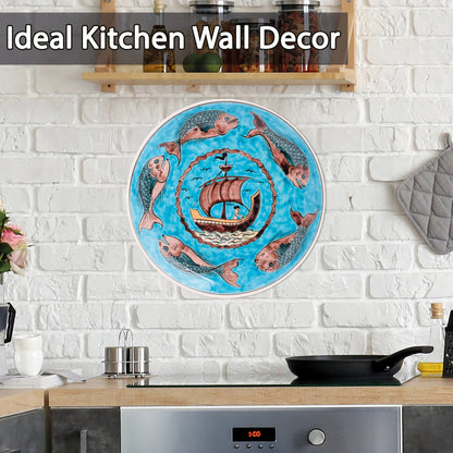 Ceramic Decorative Plate, Mariner's Voyage Decorative Plate