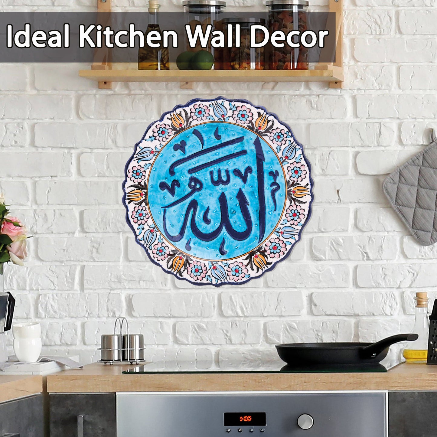 Ceramic Decorative Plate, Divine Serenity Decorative Plate