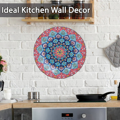 Ceramic Decorative Plate, Royal Mandala Decorative Plate