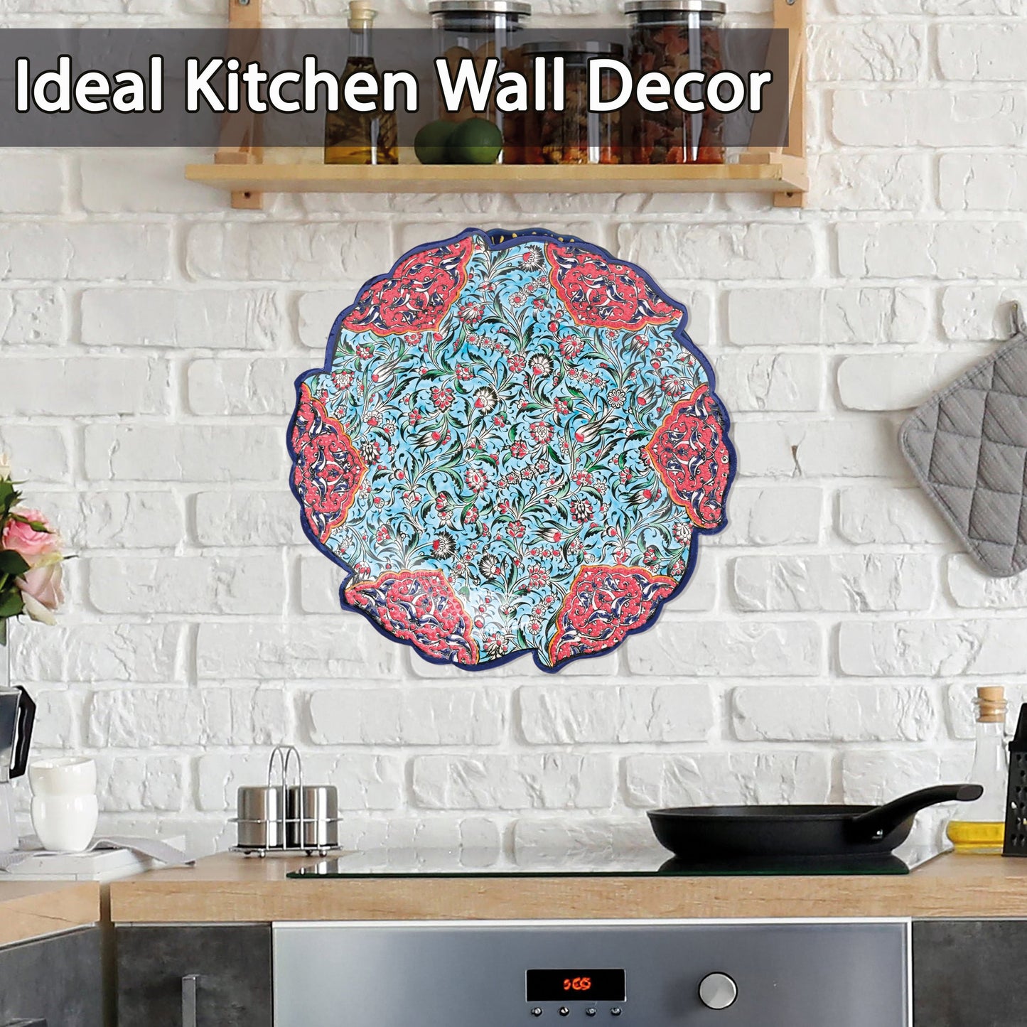 Ceramic Decorative Plate, Sultan's Garden Decorative Plate