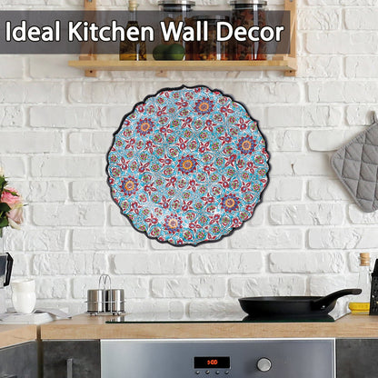 Ceramic Decorative Plate, Mosaic Bloom Decorative Plate