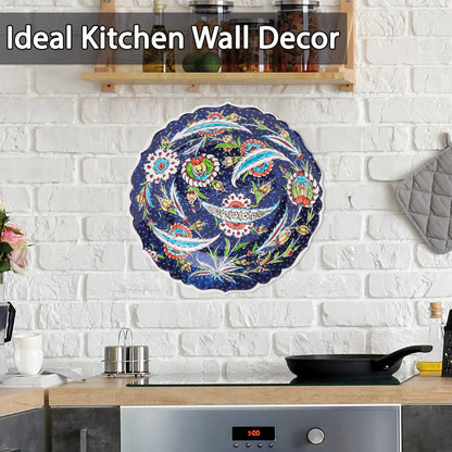 Ceramic Decorative Plate, Starry Garden Decorative Plate