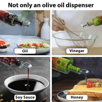Ceramic Oil Dispenser, Olive Oil Dispener, Handmade Ceramic Oil Bottle - EVANILIFE Oil Dispenser (Image 7)