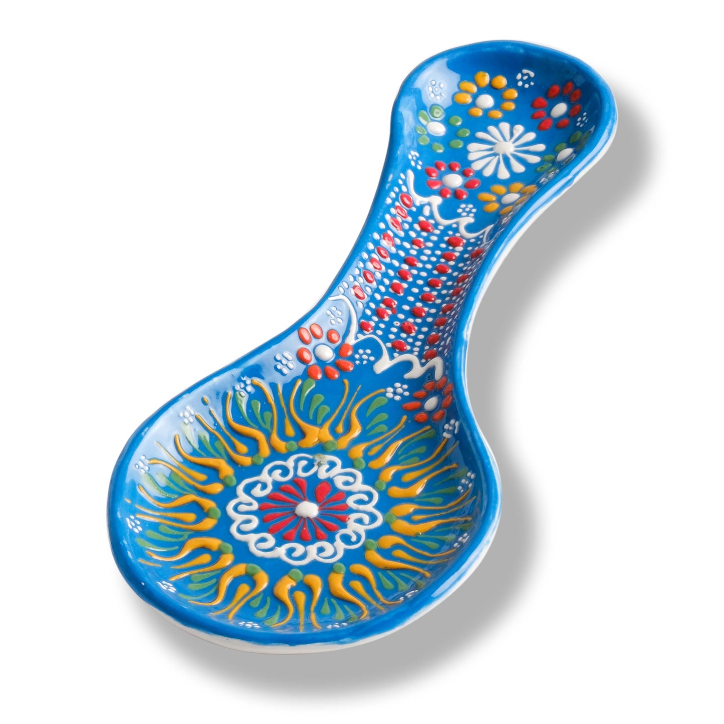 Handmade Ceramic Spoon Rest, Vanilla White Color Spoon Rests, Traditional Spoon Holder for Stove Top - Image 14