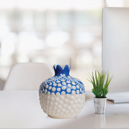 Handmade Ceramic Pomegranate Vase, Ceramic Vase Home Decor