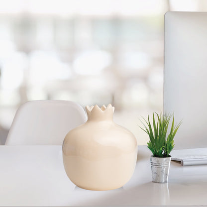 Handmade Ceramic Pomegranate Vase, Ceramic Vase Home Decor