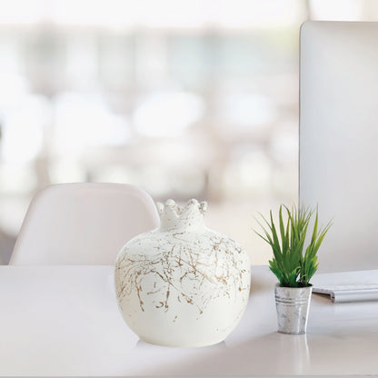 Handmade Ceramic Pomegranate Vase, Ceramic Vase Home Decor