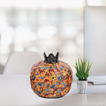 Handmade Ceramic Pomegranate Vase, Ceramic Vase Home Decor